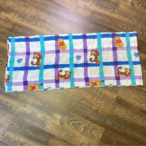 Vintage 90s Disney Curtain Valance Winnie the Pooh Tigger Cartoon Cotton 78”x16”